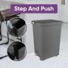 image:imageSuperio Slim Pedal Trash Can GreyBlack 16 Qt  4 Gallon1752x1307x2424
