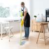 image:imageSuperio String Mop Cotton Mop for Hardwood Floor Cleaning Self Wringing Mop for Home Kitchen Bath Office Cleaning Green and White Easy Lightweight Fancy Mops
