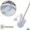 image:imageSuperio Toilet Brush and Holder 1 Pack Toilet Scrubber Bowl Cleaner Brushes Wand Toilets Brush with Holder Caddy Bathroom Cleaning Brush Bowl Brush SetBeige