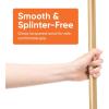 image:imageSuperio Wood Handles 60 with Threaded Metal Tip 272 Inch