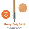 image:imageSuperio Wood Handles 60 with Threaded Metal Tip 272 Inch