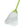 image:imageSuperio String Mop Cotton Mop for Hardwood Floor Cleaning Self Wringing Mop for Home Kitchen Bath Office Cleaning Green and White Easy Lightweight Fancy Mops