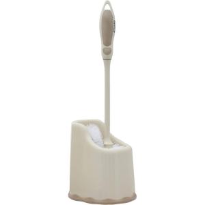 image:imageSuperio Toilet Brush and Holder 1 Pack Toilet Scrubber Bowl Cleaner Brushes Wand Toilets Brush with Holder Caddy Bathroom Cleaning Brush Bowl Brush SetBeige