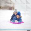image:imageSuperio Round Saucer Snow Sleds for Kids and Adult Spiral Toddler Sled 26 Avalanche Circle Jet Sled for Toddlers Age Plastic Sledding Disc Winter Snow Toys Fun for Kids and Adults 2PackFuchsia