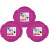 image:imageSuperio Round Snow Saucer Sled 24 Plastic Disc Sled for Kids and Adults Heavy Duty Sled with Handles for Downhill Sledding Winter Outdoor SportsFuchsia