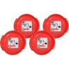 image:imageSuperio Round Snow Saucer Sled 24 Plastic Disc Sled for Kids and Adults Heavy Duty Sled with Handles for Downhill Sledding Winter Outdoor SportsRed