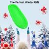 image:imageSuperio Toboggan Snow Sled for Kids and Adults 36  48 Heavy Duty Plastic Slider with Handles and Hole for Pull Ropes Kid and Adult Winter Fun 4 PackGreen48