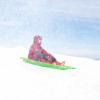 image:imageSuperio Toboggan Snow Sled for Kids and Adults 36  48 Heavy Duty Plastic Slider with Handles and Hole for Pull Ropes Kid and Adult Winter Fun 4 PackGreen48