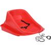 image:imageSuperio Baby Pull Sled Infant Boggan Snow Sled Child Safe Plastic Sleigh with Pull Ropes and Seat Belt Red