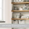 image:imageSuperio Clear Storage Bins with Lids Stackable Plastic Storage Container Latch Box with Locking Handles Multiple Sizes 6 Pack  185 35 6611 21 and 36 Qt3 Pack