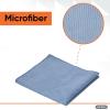 image:imageSuperio Microfiber Cleaning Cloth 16 x 16 Blue Washing Towel for Home Kitchen Auto Window and OfficeNo Detergents Needed Scratch amp Streak Free Miracle Clean UltraFast Drying 18 Pack