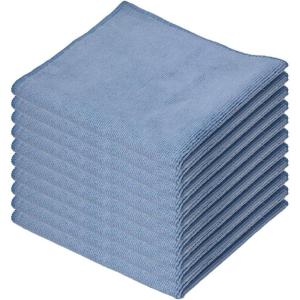 image:imageSuperio Microfiber Cleaning Cloth 16 x 16 Blue Washing Towel for Home Kitchen Auto Window and OfficeNo Detergents Needed Scratch amp Streak Free Miracle Clean UltraFast Drying 10 Pack