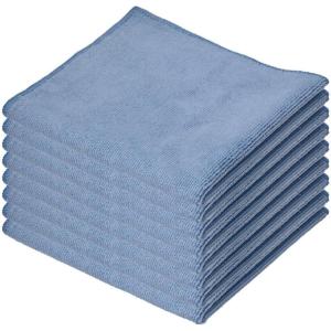 image:imageSuperio Microfiber Cleaning Cloth 16 x 16 Blue Washing Towel for Home Kitchen Auto Window and OfficeNo Detergents Needed Scratch amp Streak Free Miracle Clean UltraFast Drying 8 Pack