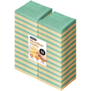 image:imageSuperio Microfiber Cleaning Cloth 16x16 Miracle Cloth Kitchen Towels Wash Cloths Reusable Cleaning Rags for House Car OfficeNo Detergents Needed Scratch amp Streak Free 96 Pack