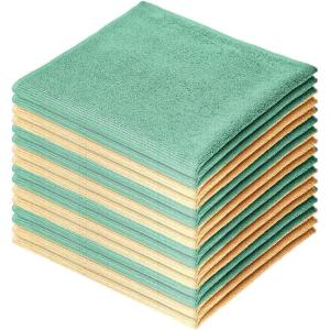 image:imageSuperio Microfiber Cleaning Cloth 16x16 Miracle Cloth Kitchen Towels Wash Cloths Reusable Cleaning Rags for House Car OfficeNo Detergents Needed Scratch amp Streak Free 16 PackYellowGreen