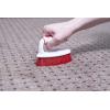 image:imageSuperio Cleaning Scrub Brush with Stiff Bristles and Comfort Grip Handle Red and Grey 2 Pack HeavyDuty Household Utility Scrubber for Kitchen Bathroom Shower Sink Toilet