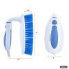 image:imageSuperio Cleaning Scrub Brush with Stiff Bristles and Comfort Grip HandleBlue 2 Pack HeavyDuty Household Utility Scrubber for Kitchen Bathroom Shower Sink Toilet