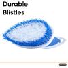 image:imageSuperio Cleaning Scrub Brush with Stiff Bristles and Comfort Grip HandleBlue and Red 2 Pack HeavyDuty Household Utility Scrubber for Kitchen Bathroom Shower Sink Toilet