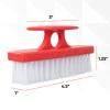 image:imageSuperio Nail Brush for Cleaning Fingernails Nail Scrubber Brush Toe Foot Hands Fingernail Brush Cleaner Small Scrub Brush AllPurpose Stiff Cleaning Brush4 RedRed