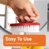 image:imageSuperio Nail Brush for Cleaning Fingernails Nail Scrubber Brush Toe Foot Hands Fingernail Brush Cleaner Small Scrub Brush AllPurpose Stiff Cleaning Brush4 RedRed