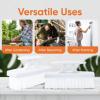 image:imageSuperio Nail Brush for Cleaning Fingernails Nail Scrubber Brush Toe Foot Hands Fingernail Brush Cleaner Small Scrub Brush AllPurpose Stiff Cleaning Brush4 RedWhite