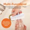 image:imageSuperio Nail Brush for Cleaning Fingernails Nail Scrubber Brush Toe Foot Hands Fingernail Brush Cleaner Small Scrub Brush AllPurpose Stiff Cleaning Brush4 RedWhite