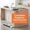image:imageSuperio Passover amp Spring Cleaning Bundle  Broom Dustpan Towels Sponges Brushes Duster Eraser amp Scouring Pads MultiPurpose Home amp Kitchen Set