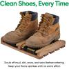 image:imageSuperio Shoe and Boot Scraper Outside Shoe Scrubber Brush 105 X 14 Inch  Cleans Deep Removes All Outdoor Dirt Snow Mud and Sand Construction Hiking Cleaner Wood 3PackShoe and Boot Scraper 3Pack