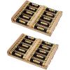 image:imageSuperio Shoe and Boot Scraper Outside Shoe Scrubber Brush 105 X 14 Inch  Cleans Deep Removes All Outdoor Dirt Snow Mud and Sand Construction Hiking Cleaner Wood 3PackShoe and Boot Scraper 2Pack