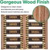 image:imageSuperio Shoe and Boot Scraper Outside Shoe Scrubber Brush 105 X 14 Inch  Cleans Deep Removes All Outdoor Dirt Snow Mud and Sand Construction Hiking Cleaner Wood 3PackShoe and Boot Scraper 3Pack