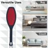 image:imageSuperio Suede Lint Brush Magic Lint Remover for Clothes Double Sided Garment Brush Soft Bristles Portable Lint Trap Tool Remove Pet Hair Lint or Dust from Carpet Hats Wool Suit Suede Couch 1