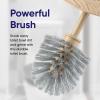 image:imageSuperio Wicker Style Toilet Bowl Brush and Holder Beige
