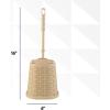 image:imageSuperio Wicker Style Toilet Bowl Brush and Holder Beige