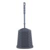 image:imageSuperio Wicker Style Toilet Bowl Brush and Holder Onyx Grey Durable Toilet Brush to Clean Bowl