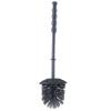 image:imageSuperio Wicker Style Toilet Bowl Brush and Holder Onyx Grey Durable Toilet Brush to Clean Bowl