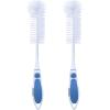 image:imageSuperio Baby Bottle Brush Cleaner Water Bottle Cleaner Brush Scrubber Cup Brush Cleaner Blue Bottle Washer with Long Handle Silicone Grip Sturdy Bristles 2 Pack