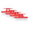 image:imageSuperio Nail Brush for Cleaning Fingernails Nail Scrubber Brush Toe Foot Hands Fingernail Brush Cleaner Small Scrub Brush AllPurpose Stiff Cleaning Brush4 RedRed