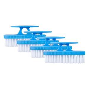 image:imageSuperio Nail Brush for Cleaning Fingernails Nail Scrubber Brush Toe Foot Hands Fingernail Brush Cleaner Small Scrub Brush AllPurpose Stiff Cleaning Brush4 RedBlue
