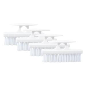 image:imageSuperio Nail Brush for Cleaning Fingernails Nail Scrubber Brush Toe Foot Hands Fingernail Brush Cleaner Small Scrub Brush AllPurpose Stiff Cleaning Brush4 RedWhite