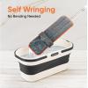 image:imageSuperio 2 Pack SelfWringing Microfiber Cleaning Mop HandsFree Miracle Flat Mop with Wringing Blade for Home Kitchen Bathroom  Hardwood Laminate Tile
