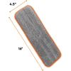 image:imageSuperio 2Pack Microfiber Mopping Pad  8 x 45 Reusable amp Washable StreakFree4 Pack