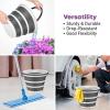 image:imageSuperio Collapsible Bucket 2 Gallon Bucket with Handle Grey Car Wash Bucket Small Foldable Silicone Pail for Camping Fishing Cleaning Mopping 10 Liter 22