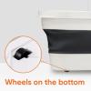 image:imageSuperio Fold N Go Mop Bucket with Wheels  Collapsible Cleaning Bucket 10L Portable Water Pail for Home Car and Outdoor Use1