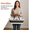 image:imageSuperio Fold N Go Mop Bucket with Wheels  Collapsible Cleaning Bucket 10L Portable Water Pail for Home Car and Outdoor Use2