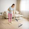 image:imageSuperio Miracle Microfiber SelfWringing Flat Mop with Telescopic Handle amp Replacement Pad  Lightweight HeavyDuty Mop for Hardwood Tile Laminate amp Walls  GreyMop with Replacement Pad