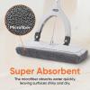 image:imageSuperio Miracle Microfiber SelfWringing Flat Mop with Telescopic Handle amp Replacement Pad  Lightweight HeavyDuty Mop for Hardwood Tile Laminate amp Walls  GreyMop with Replacement Pad