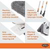 image:imageSuperio Miracle Microfiber SelfWringing Flat Mop with Telescopic Handle amp Replacement Pad  Lightweight HeavyDuty Mop for Hardwood Tile Laminate amp Walls  Grey47 Mop