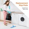 image:imageSuperio Miracle Mop Set 2 Pack Microfiber Flat Mop Wet and Dust Mop for Vinyl Plank Hardwood Laminate Tile Flooring Wall with Aluminum Telescopic Handle and Microfiber Mop Pad BlueFull Mop