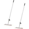 image:imageSuperio 2 Pack SelfWringing Microfiber Cleaning Mop HandsFree Miracle Flat Mop with Wringing Blade for Home Kitchen Bathroom  Hardwood Laminate Tile