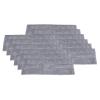 image:imageSuperio Microfiber Mop Pads Refill Miracle Mop Dust Mop Replacement Head 16 Inch Damp Mop Refill for Flat Mop Set with VelcroGrey 12 pack